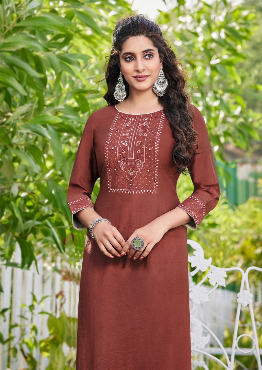 Ladies Flavour Pankhudi 3 Regular Wear Wholesale Designer Kurtis